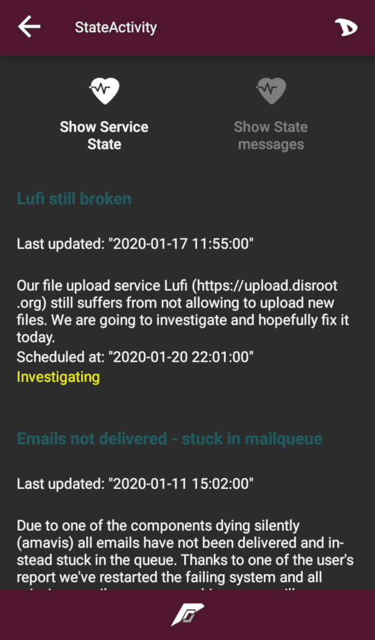 Скриншот 8 — Disroot app