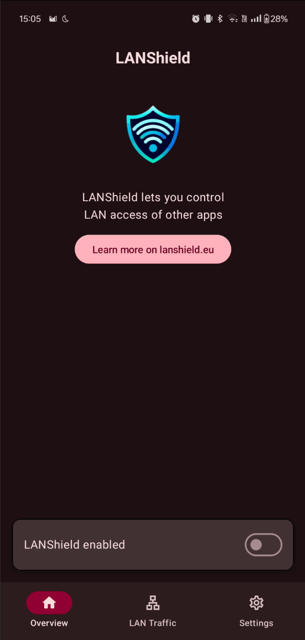 Скриншот 1 — LANShield