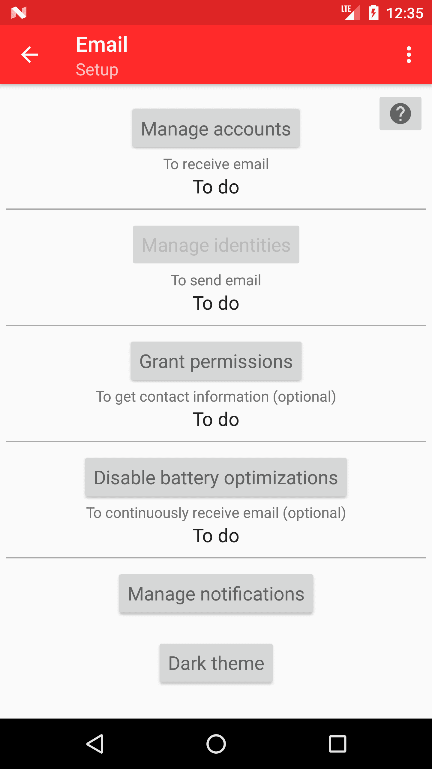 Скриншот 1 — SimpleEmail