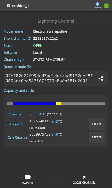 Скриншот 8 — Electrum Bitcoin Wallet