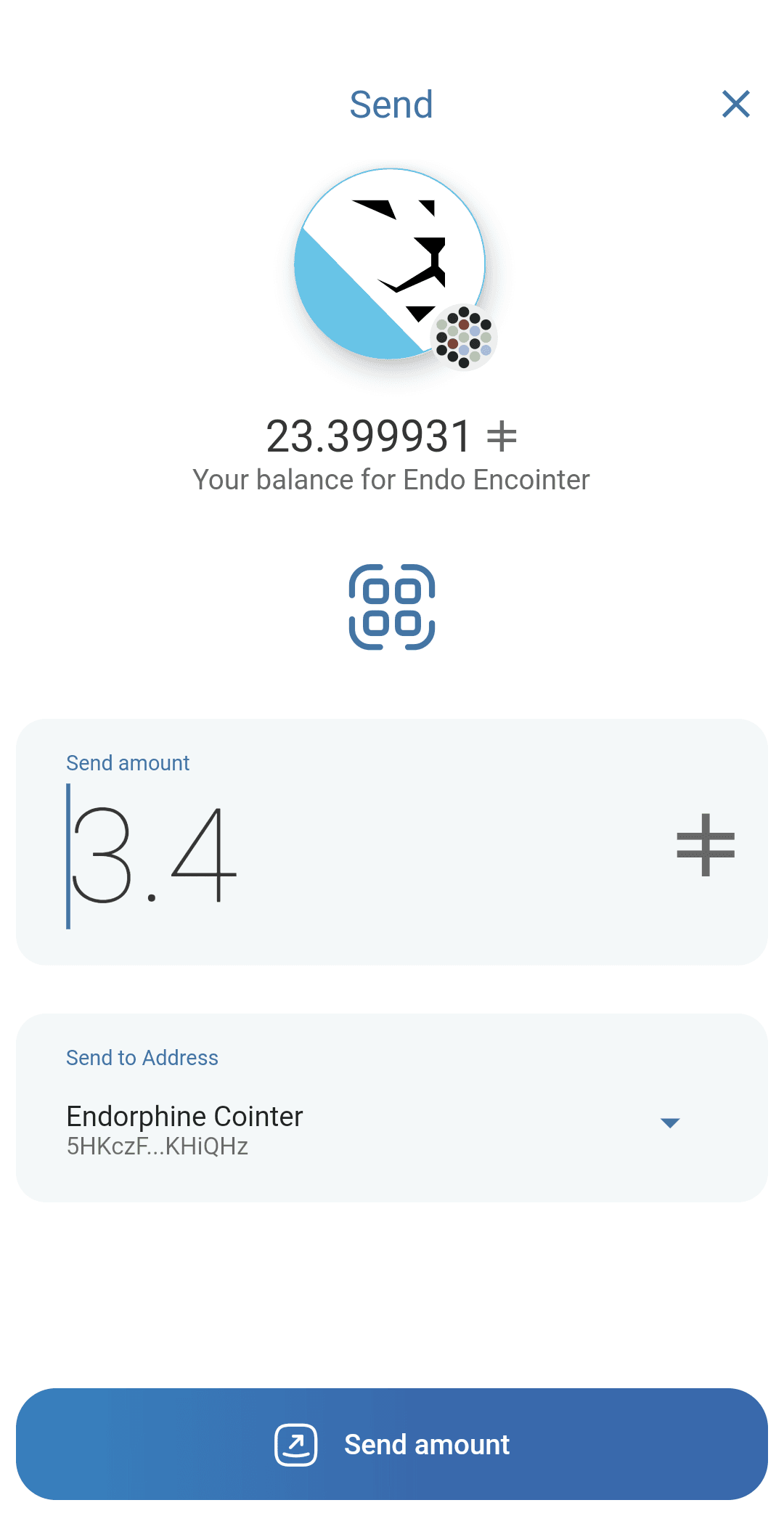 Скриншот 2 — Encointer Wallet