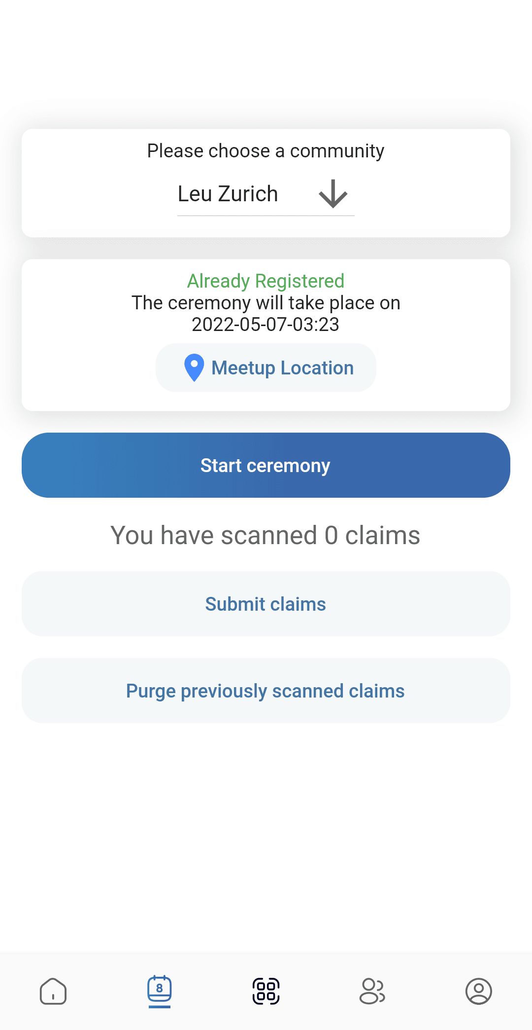 Скриншот 4 — Encointer Wallet