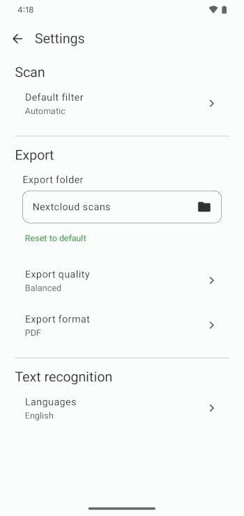 Скриншот 4 — FairScan – Сканер в PDF
