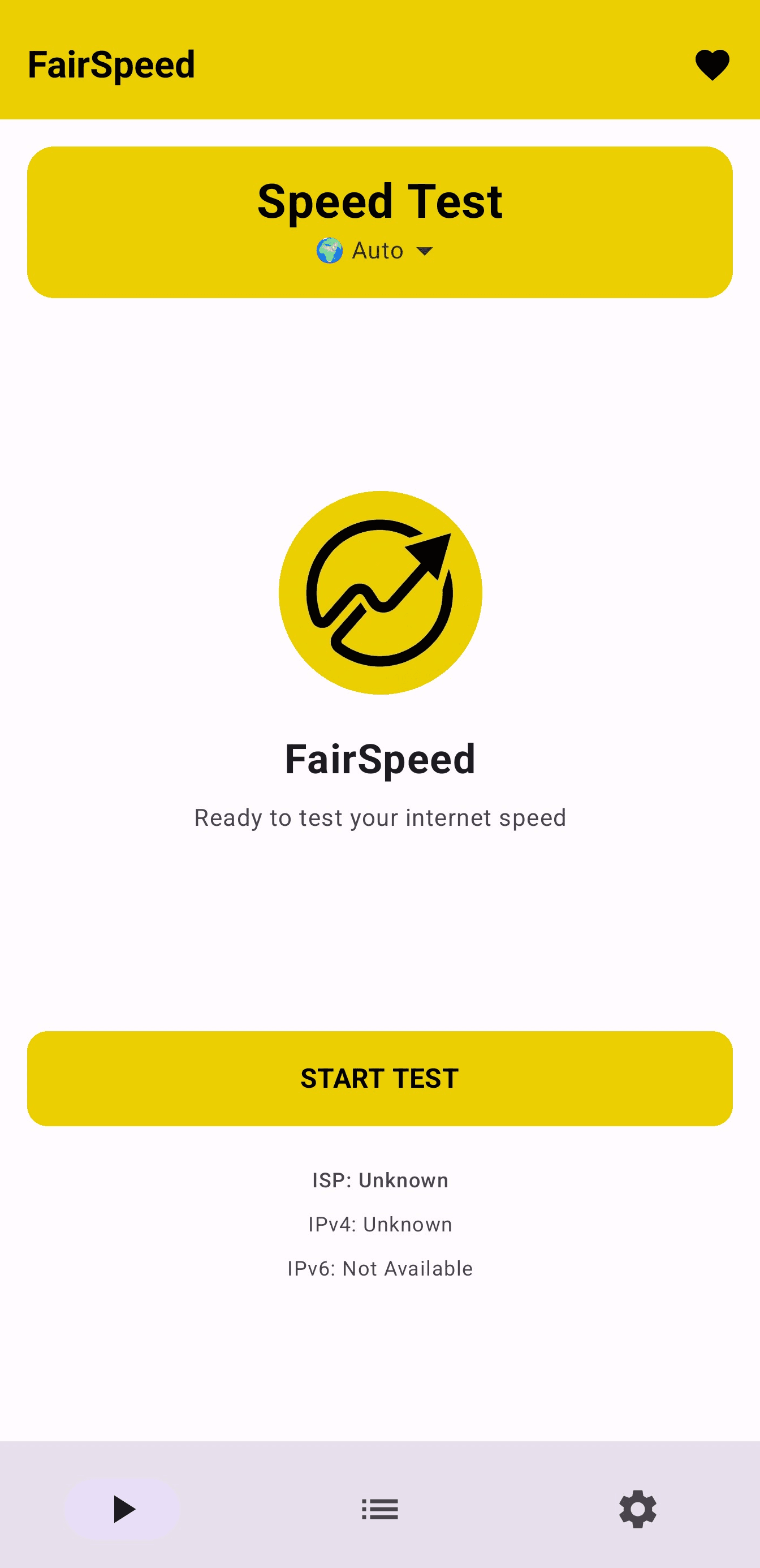 Скриншот 1 — FairSpeed - Speed Tester