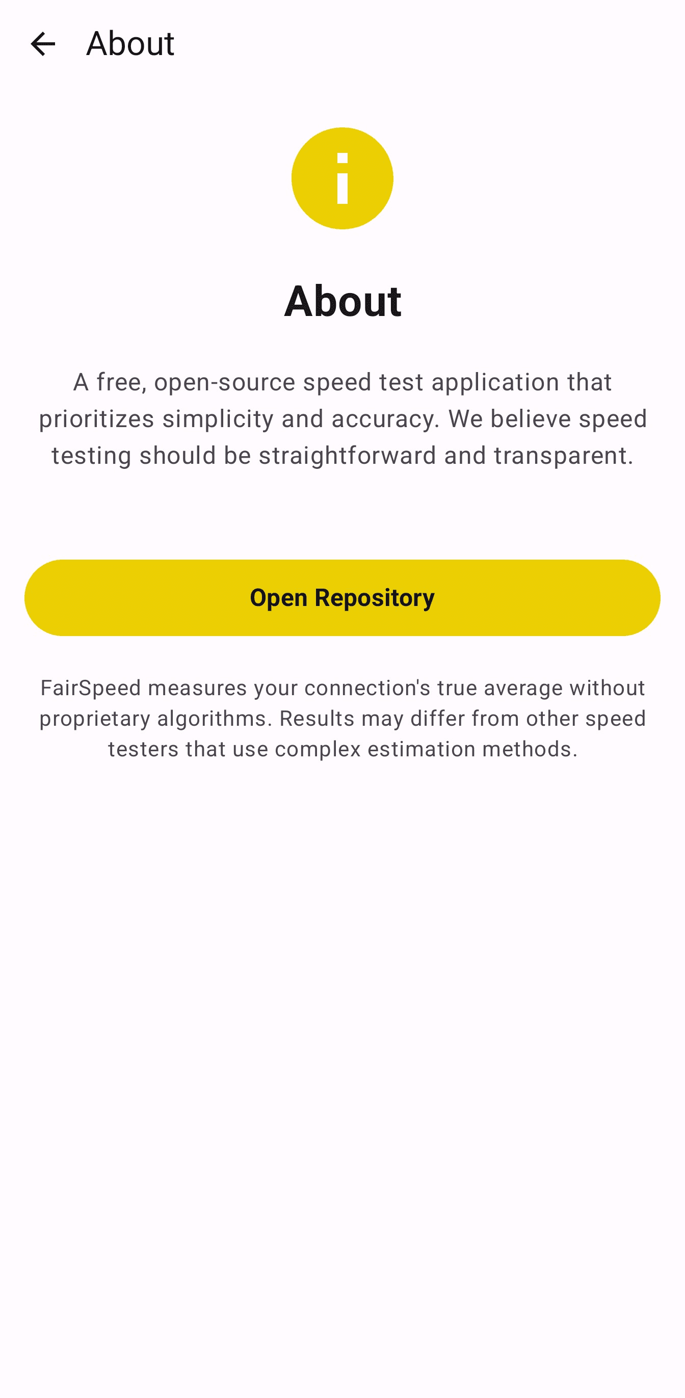 Скриншот 2 — FairSpeed - Speed Tester