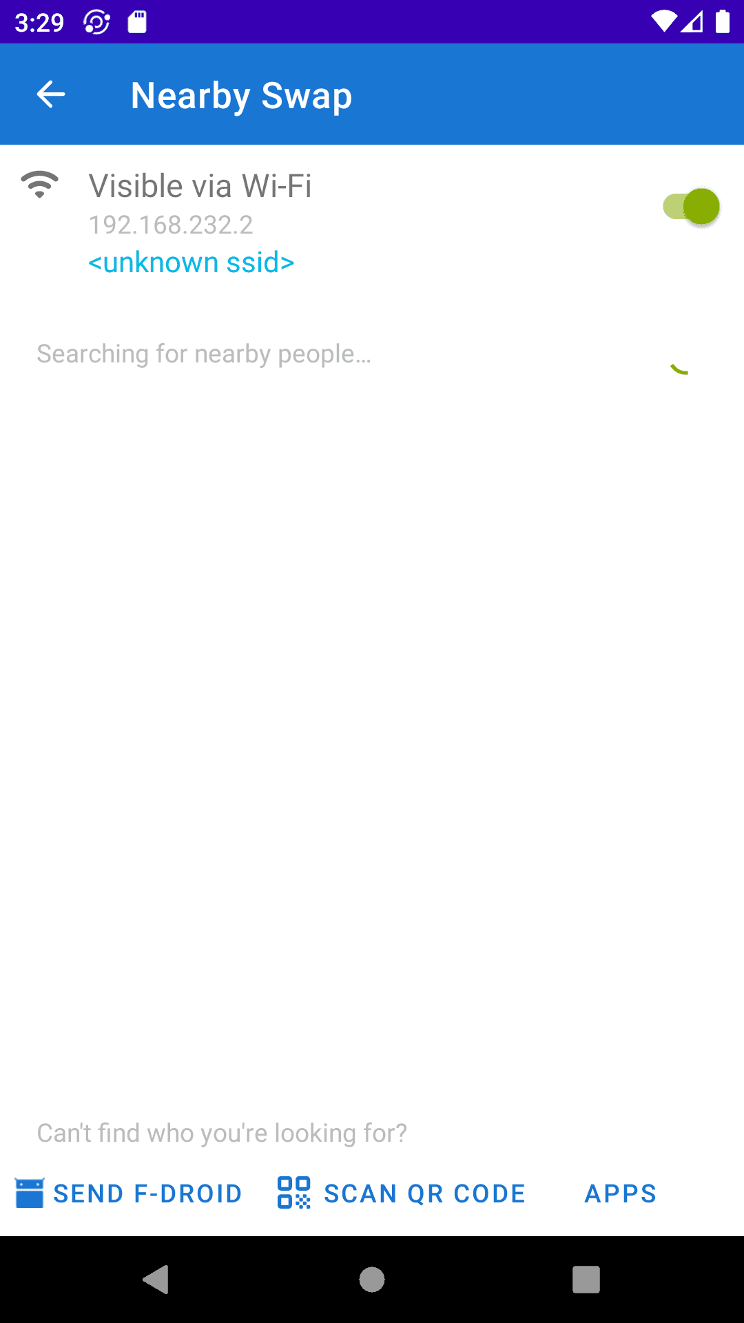 Скриншот 2 — F-Droid Nearby