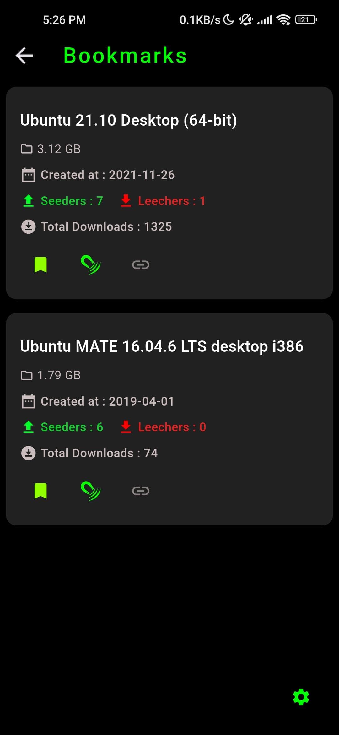Скриншот 2 — Torrents Digger