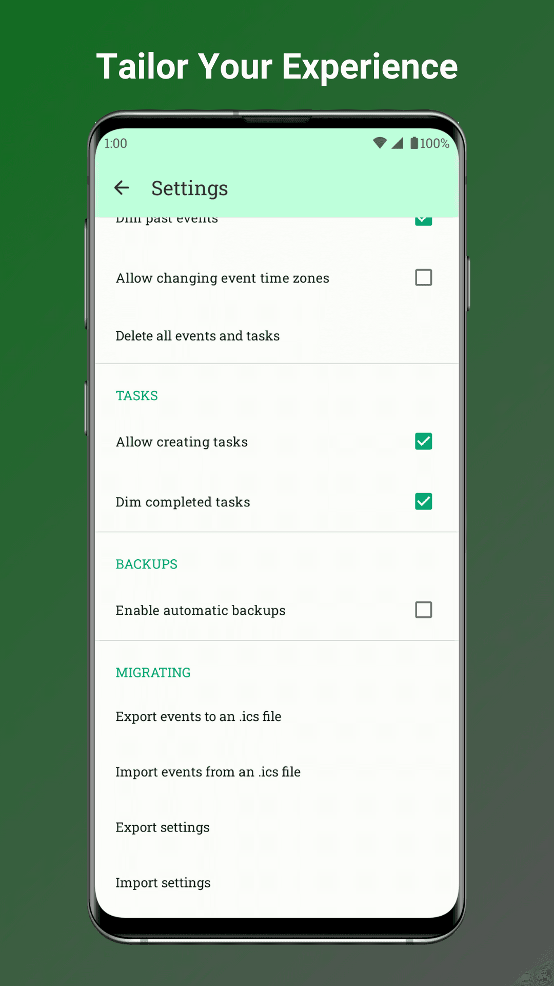 Скриншот 6 — Fossify Calendar