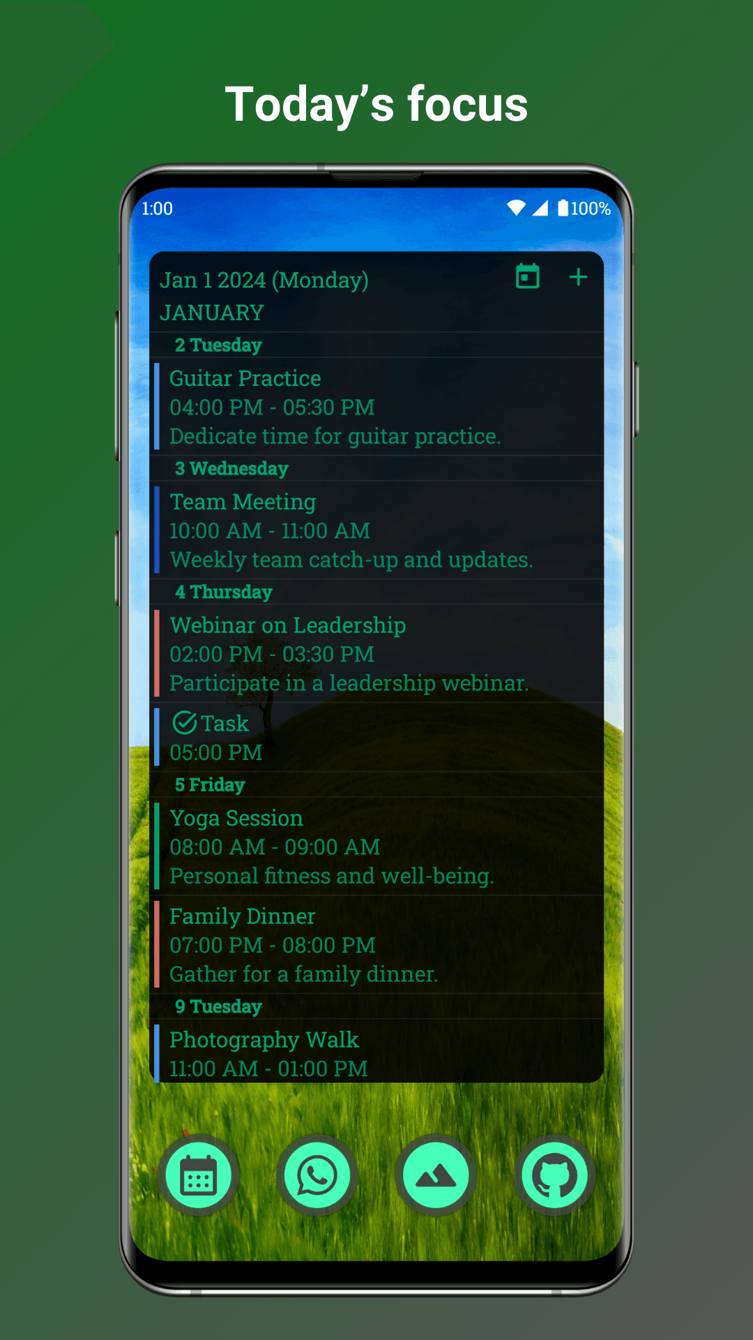 Скриншот 7 — Fossify Calendar