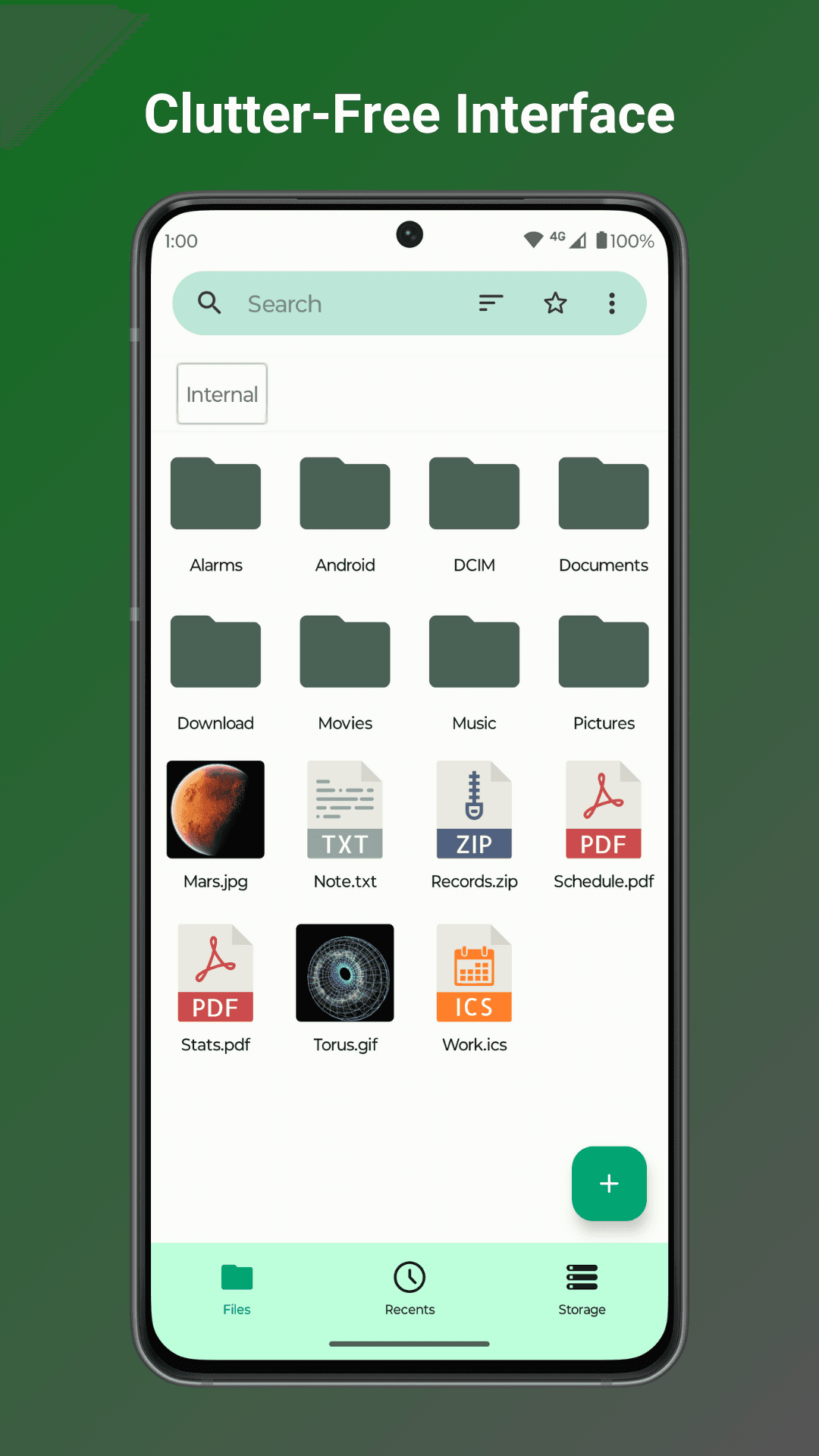 Скриншот 2 — Fossify File Manager