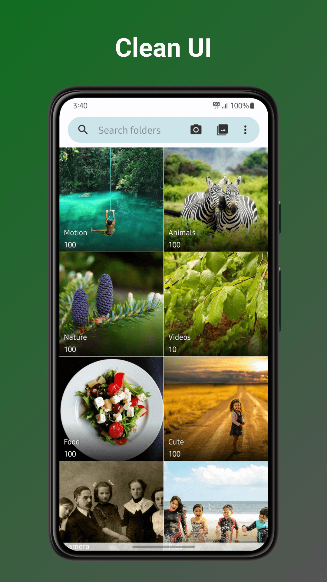 Скриншот 1 — Fossify Gallery