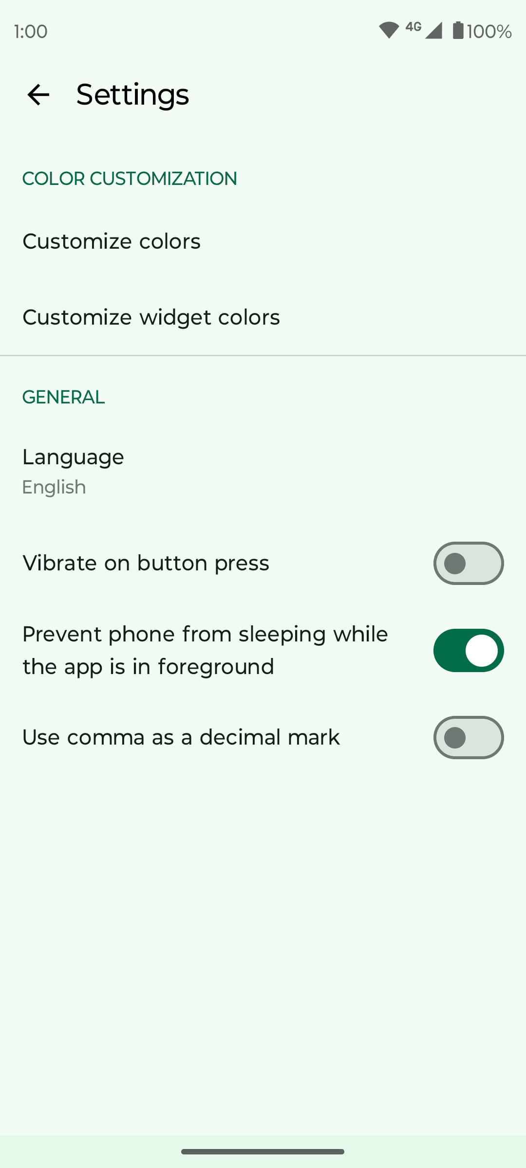 Скриншот 4 — Fossify Calculator Beta