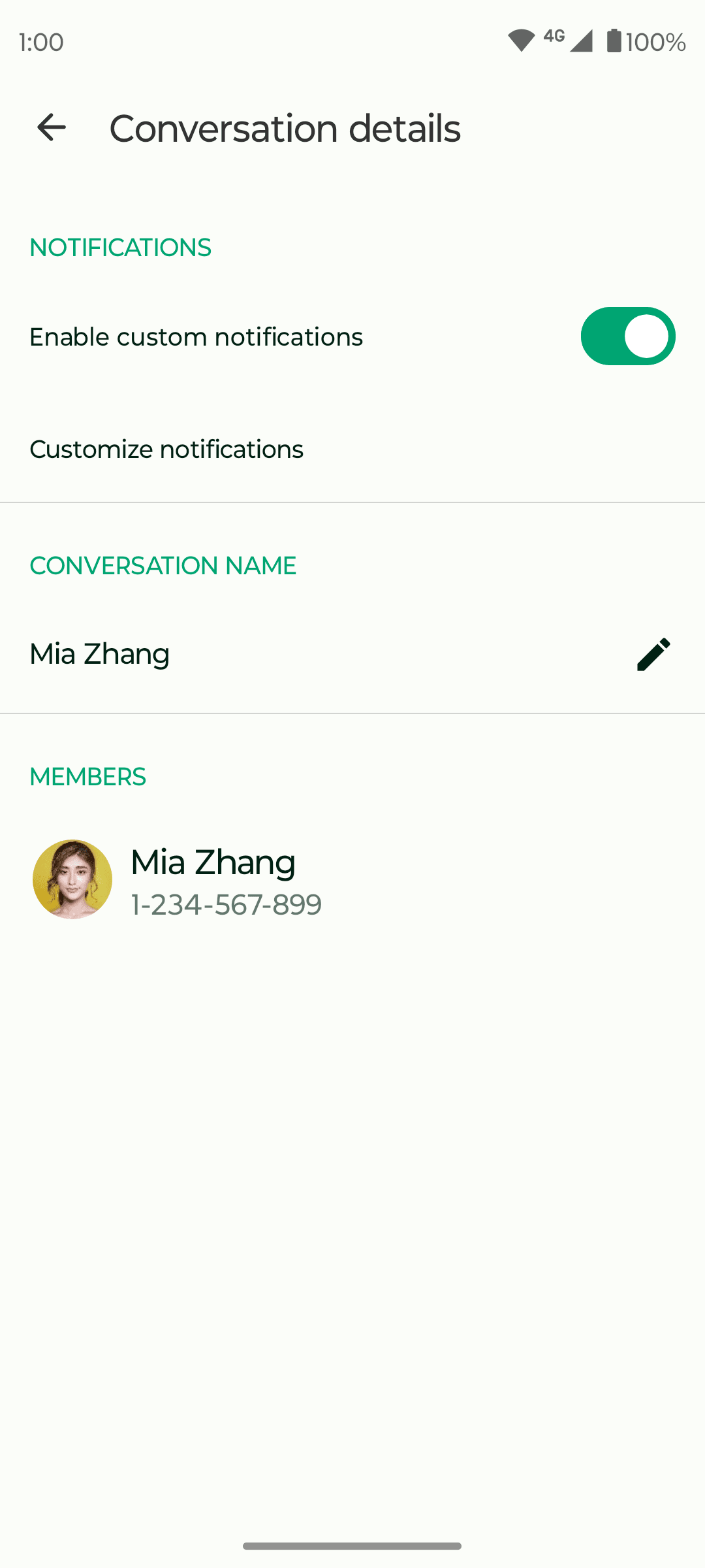 Скриншот 3 — Fossify Messages