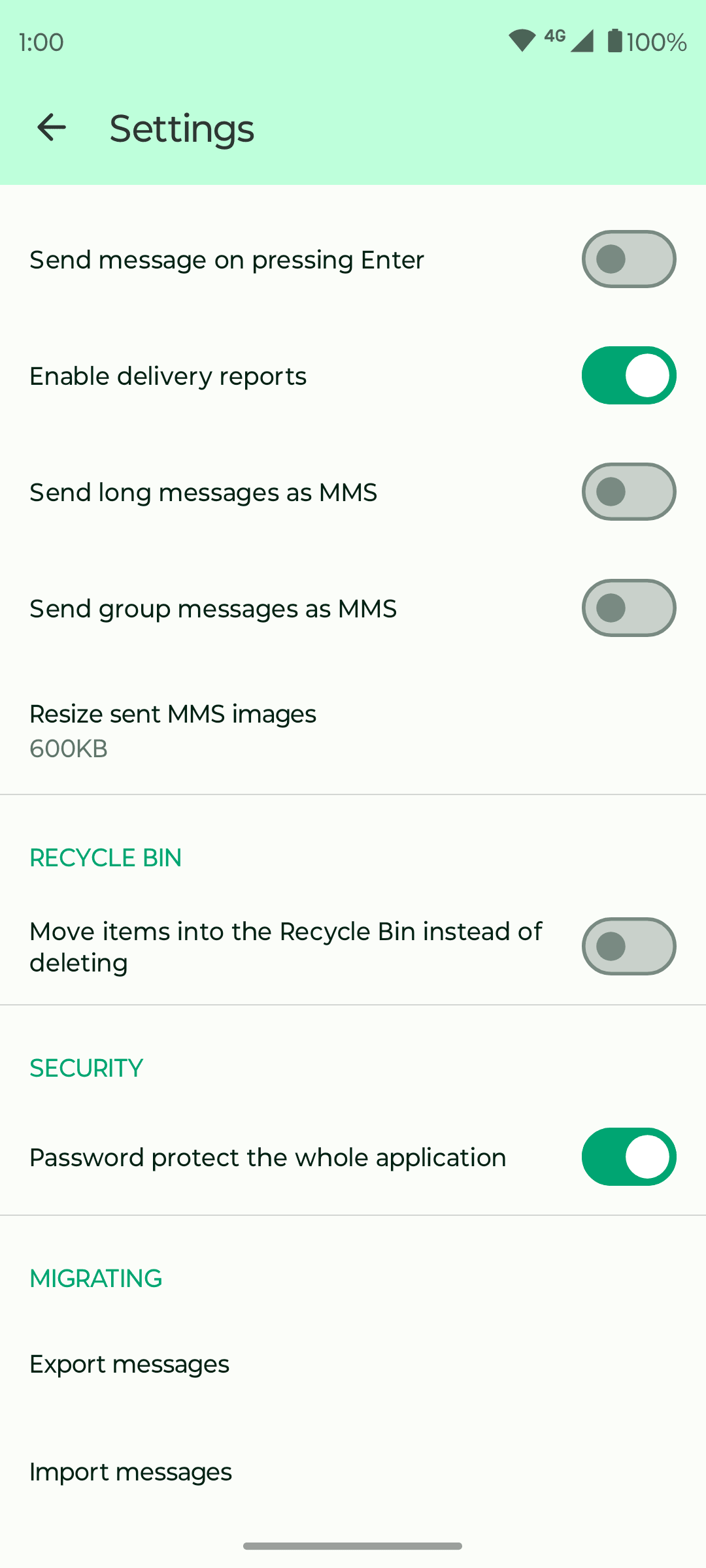 Скриншот 6 — Fossify Messages
