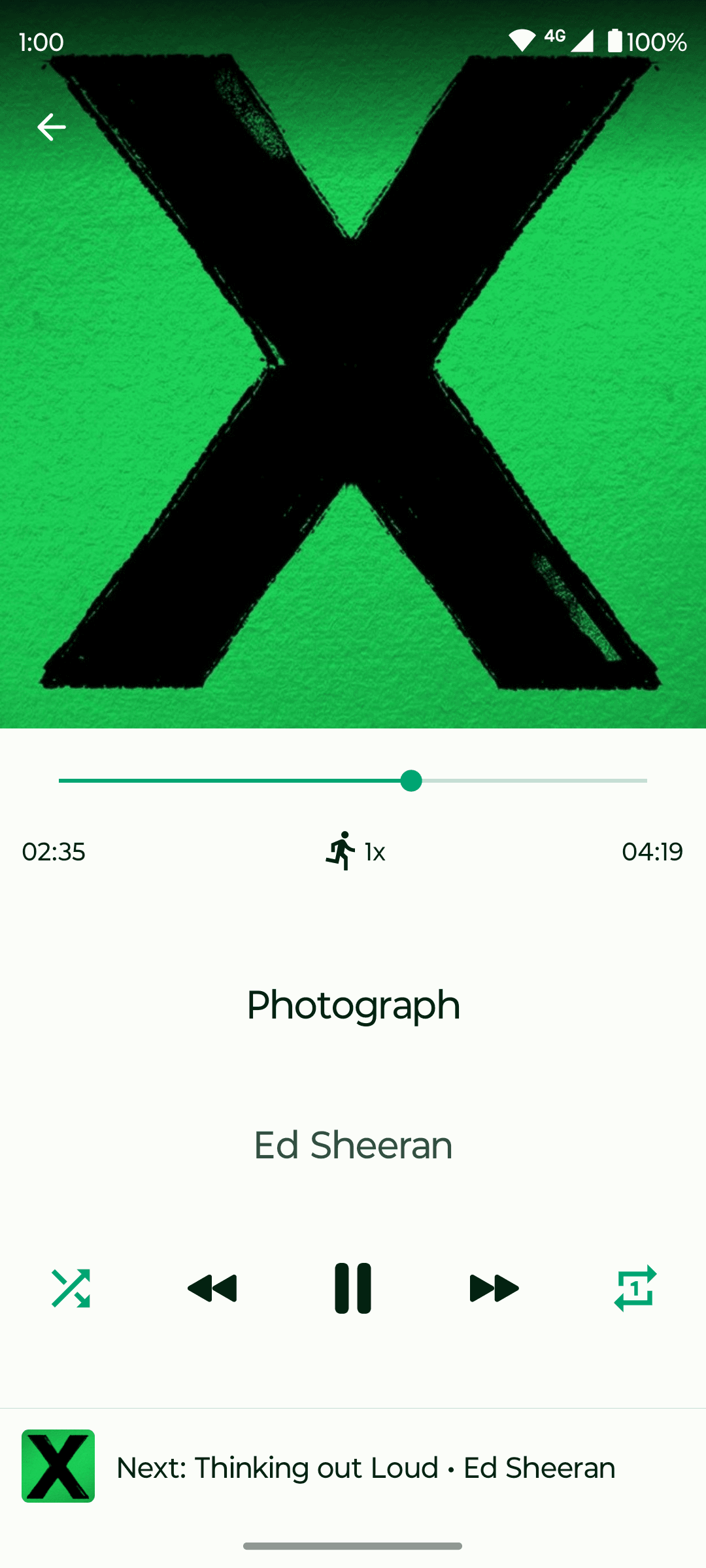 Скриншот 2 — Fossify Music Player