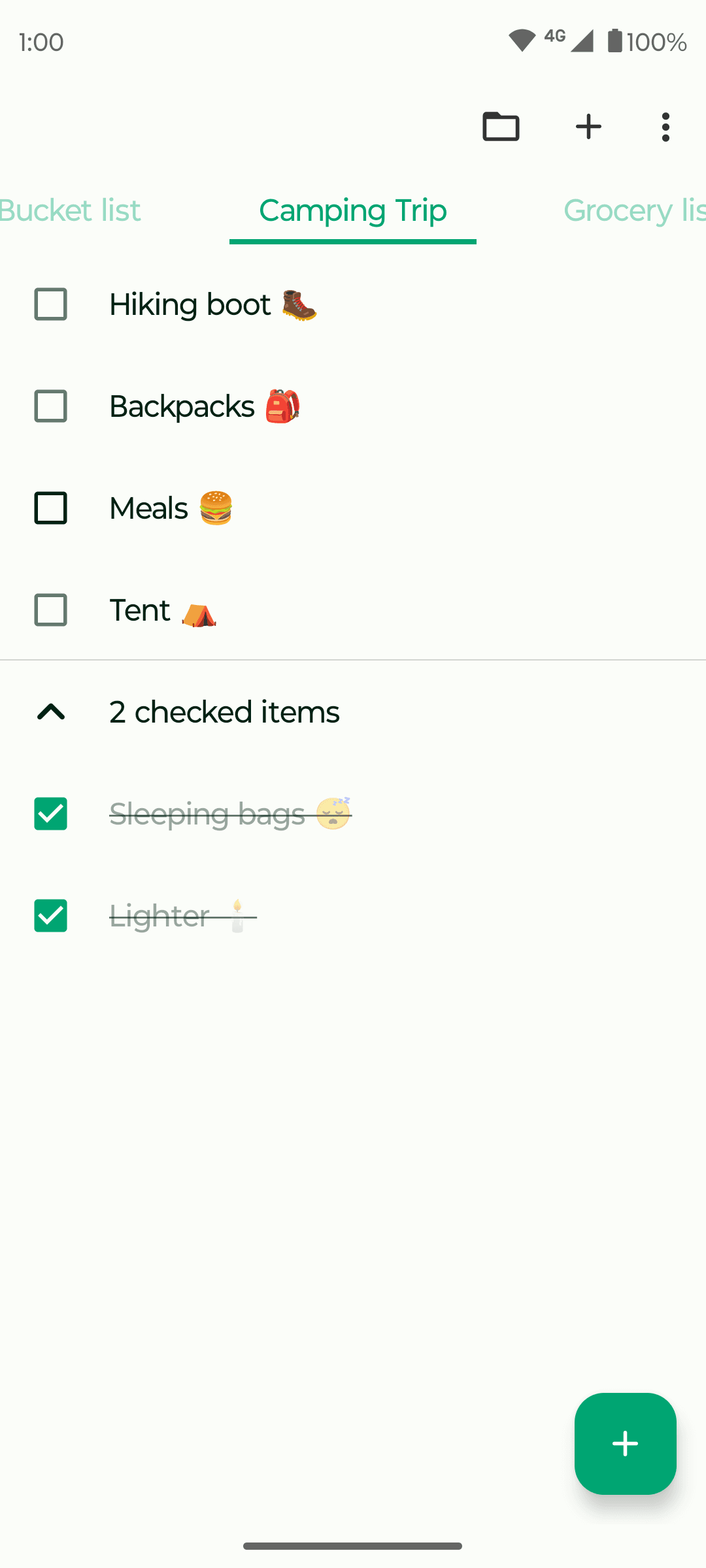 Скриншот 2 — Fossify Notes Beta