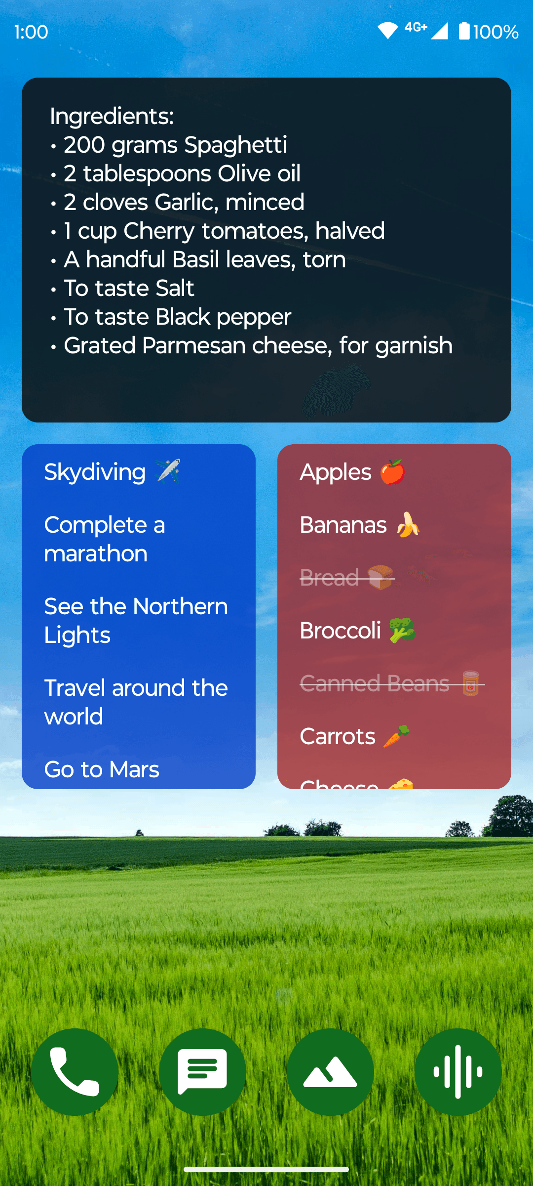Скриншот 3 — Fossify Notes Beta