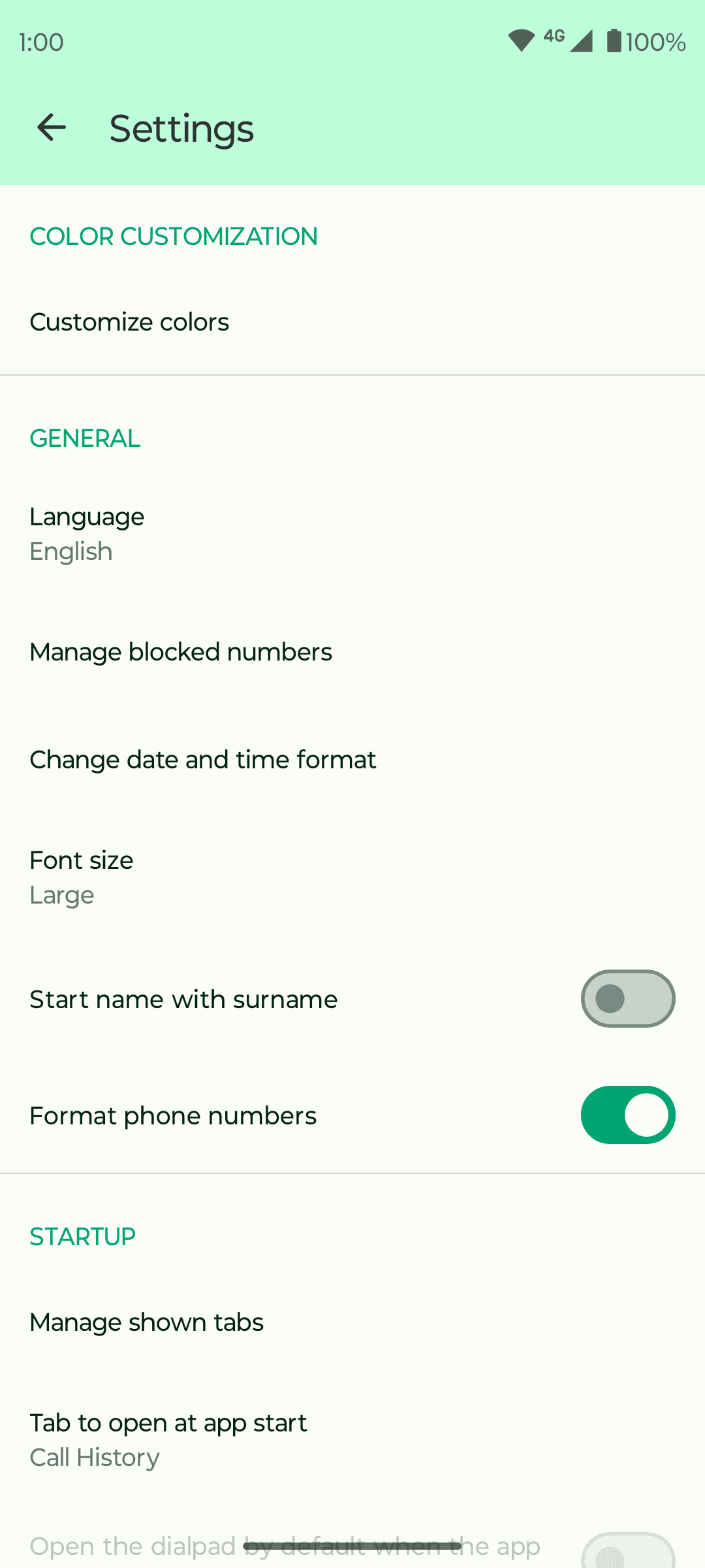 Скриншот 6 — Fossify Phone