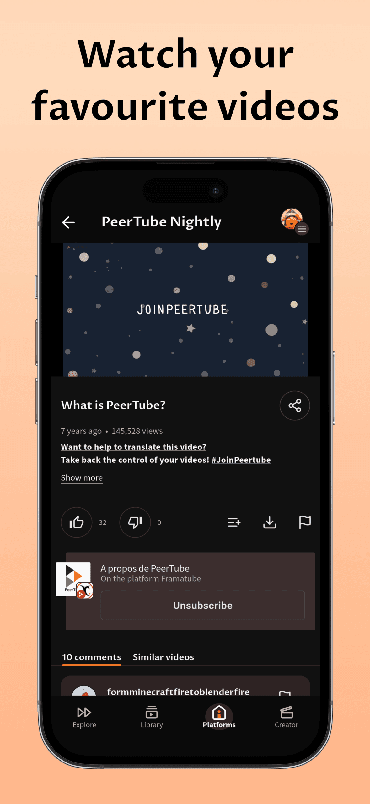 Скриншот 3 — PeerTube