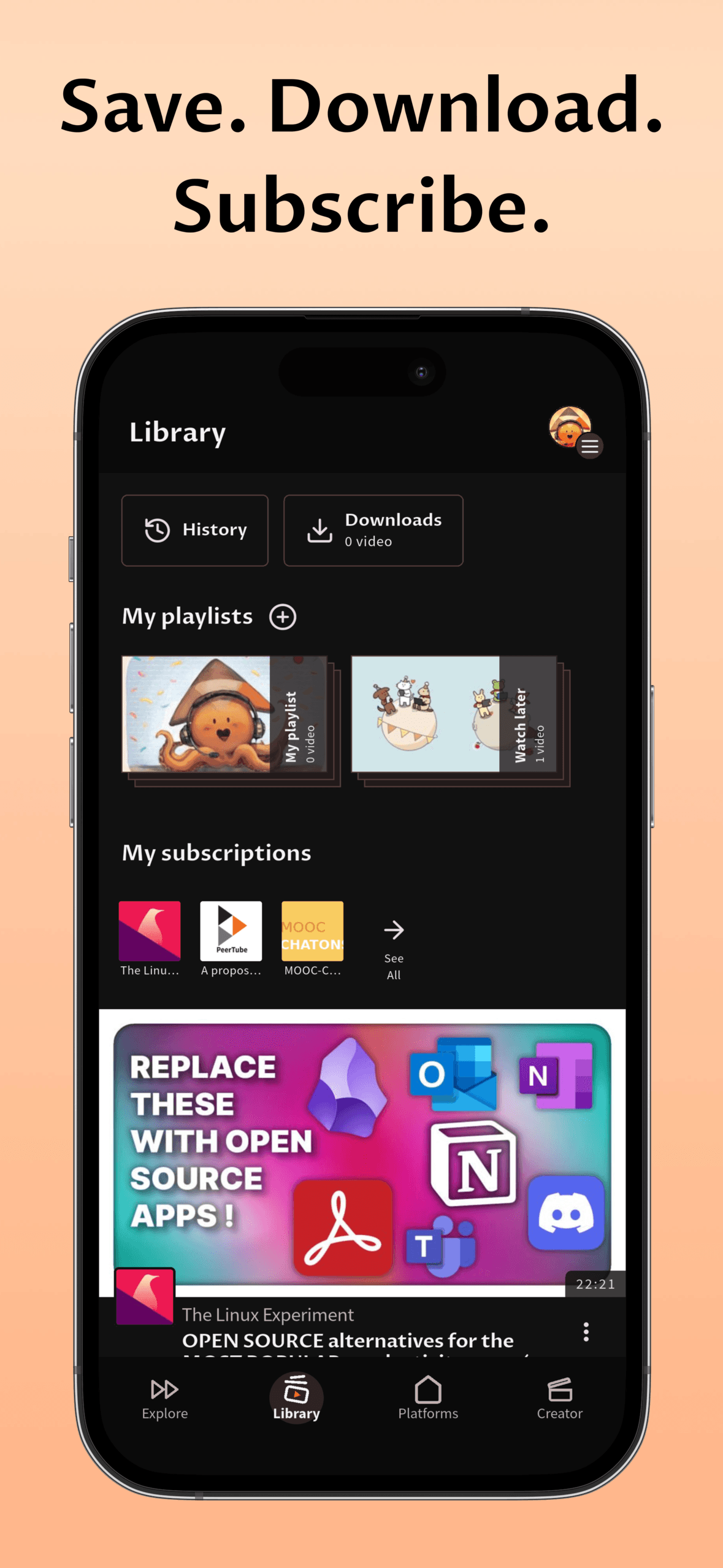 Скриншот 5 — PeerTube