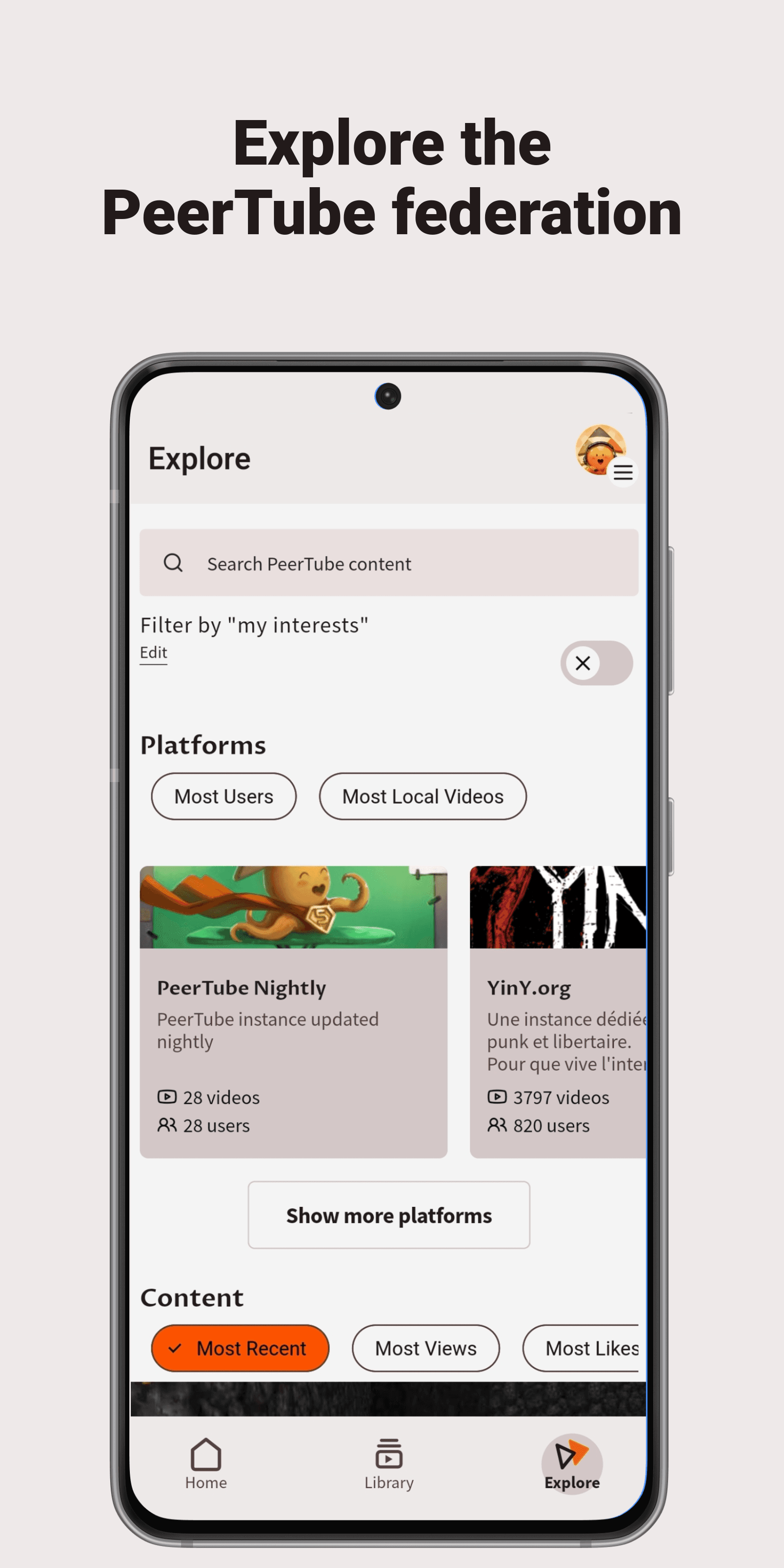 Скриншот 8 — PeerTube