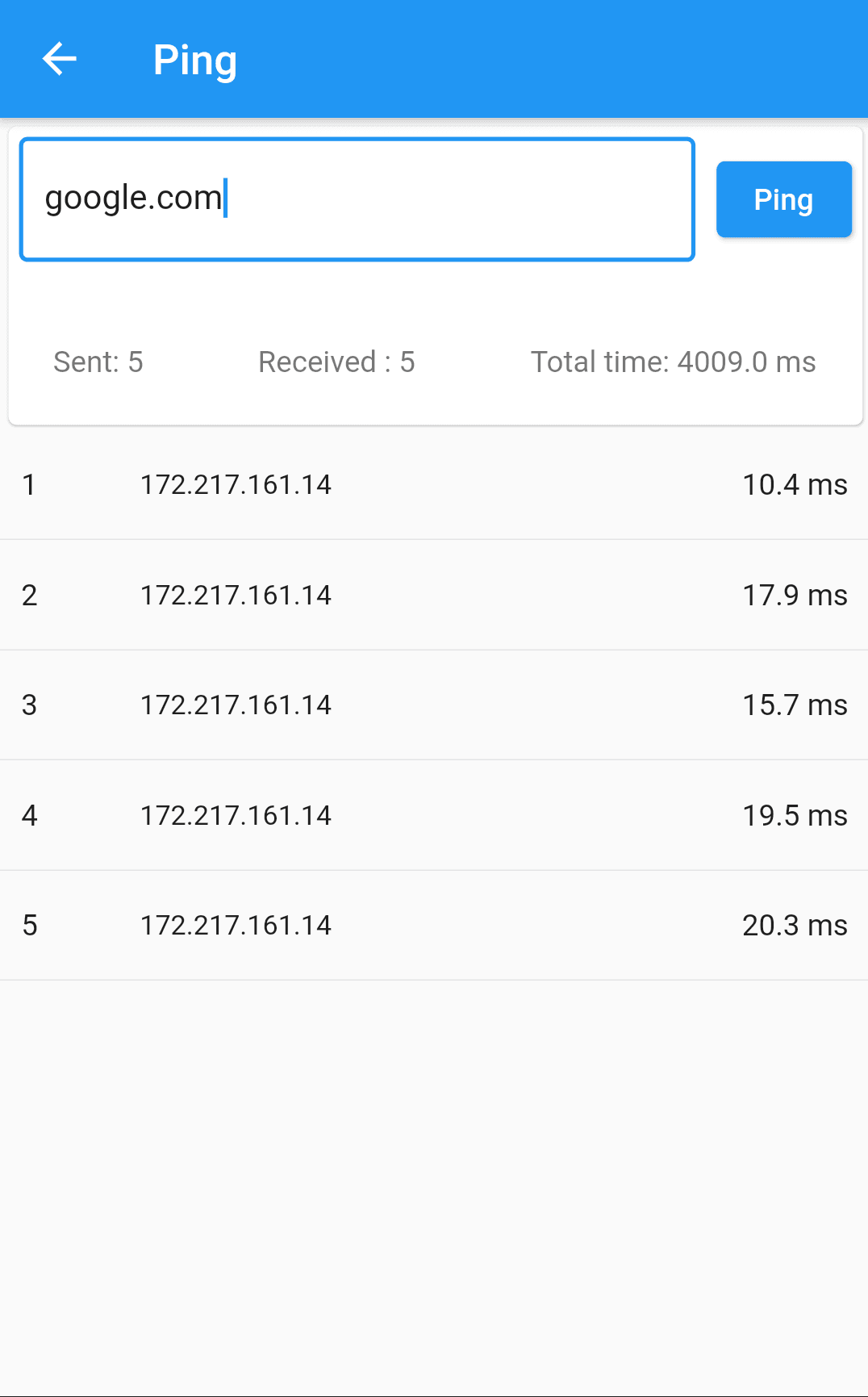 Скриншот 4 — Vernet - Network Analyzer