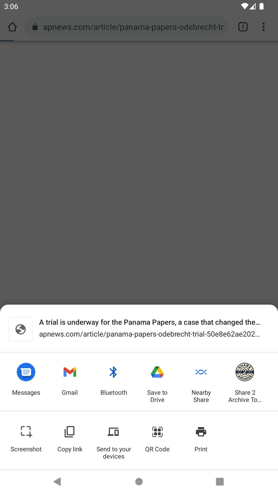 Скриншот 6 — Share 2 Archive Today