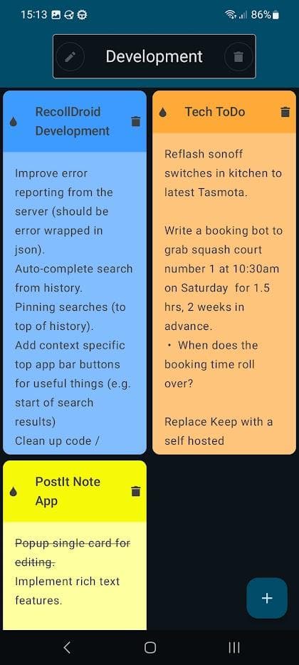 Скриншот 1 — StyncyNotes
