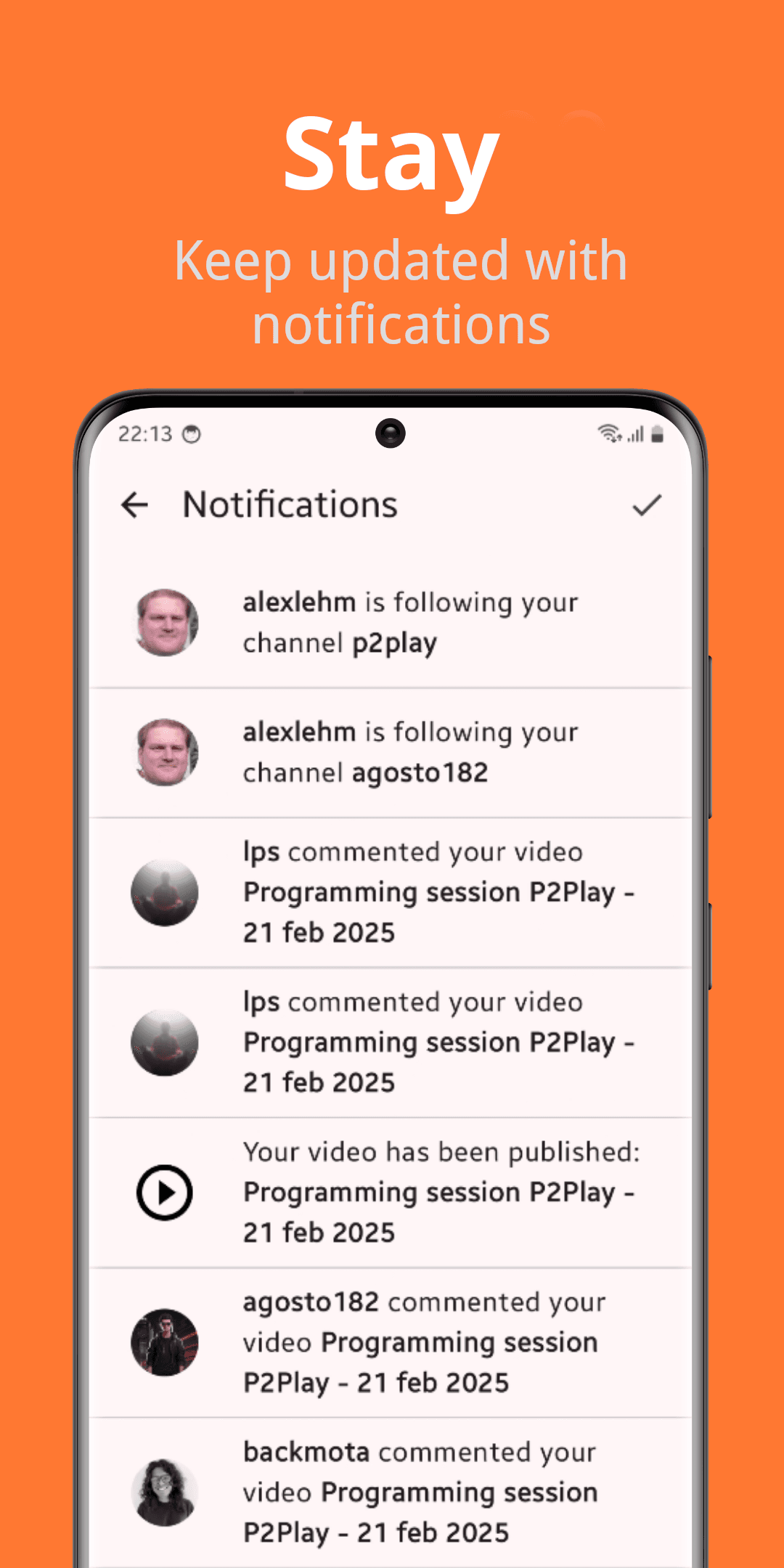 Скриншот 5 — P2Play - Peertube client