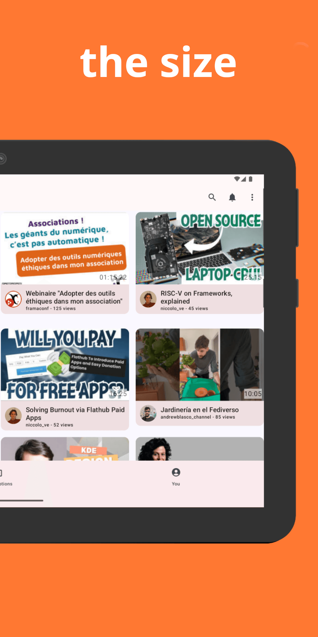 Скриншот 7 — P2Play - Peertube client