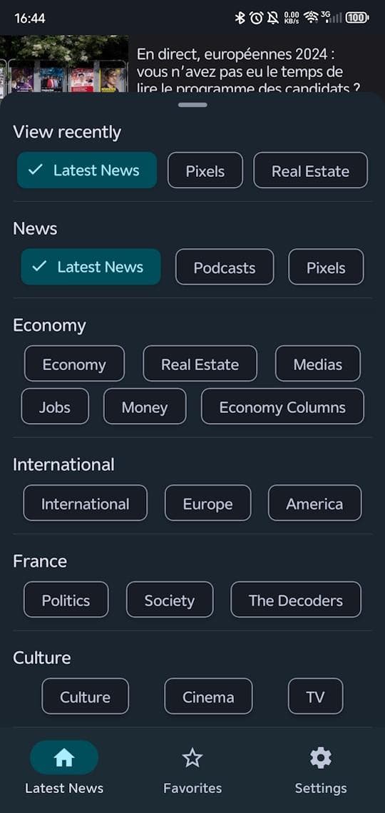 Скриншот 5 — LeMondeRssReader