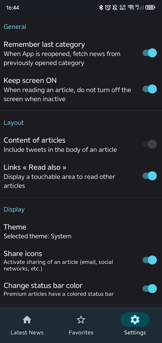 Скриншот 6 — LeMondeRssReader