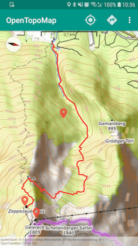 Скриншот 4 — OpenTopoMap Viewer