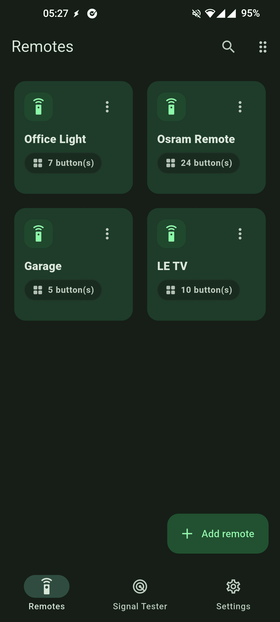 Скриншот 1 — IR Blaster Remote