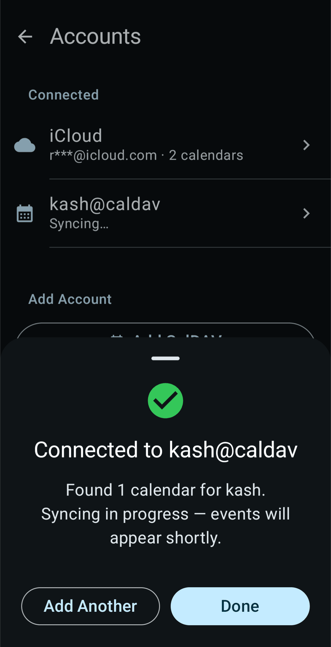 Скриншот 2 — KashCal
