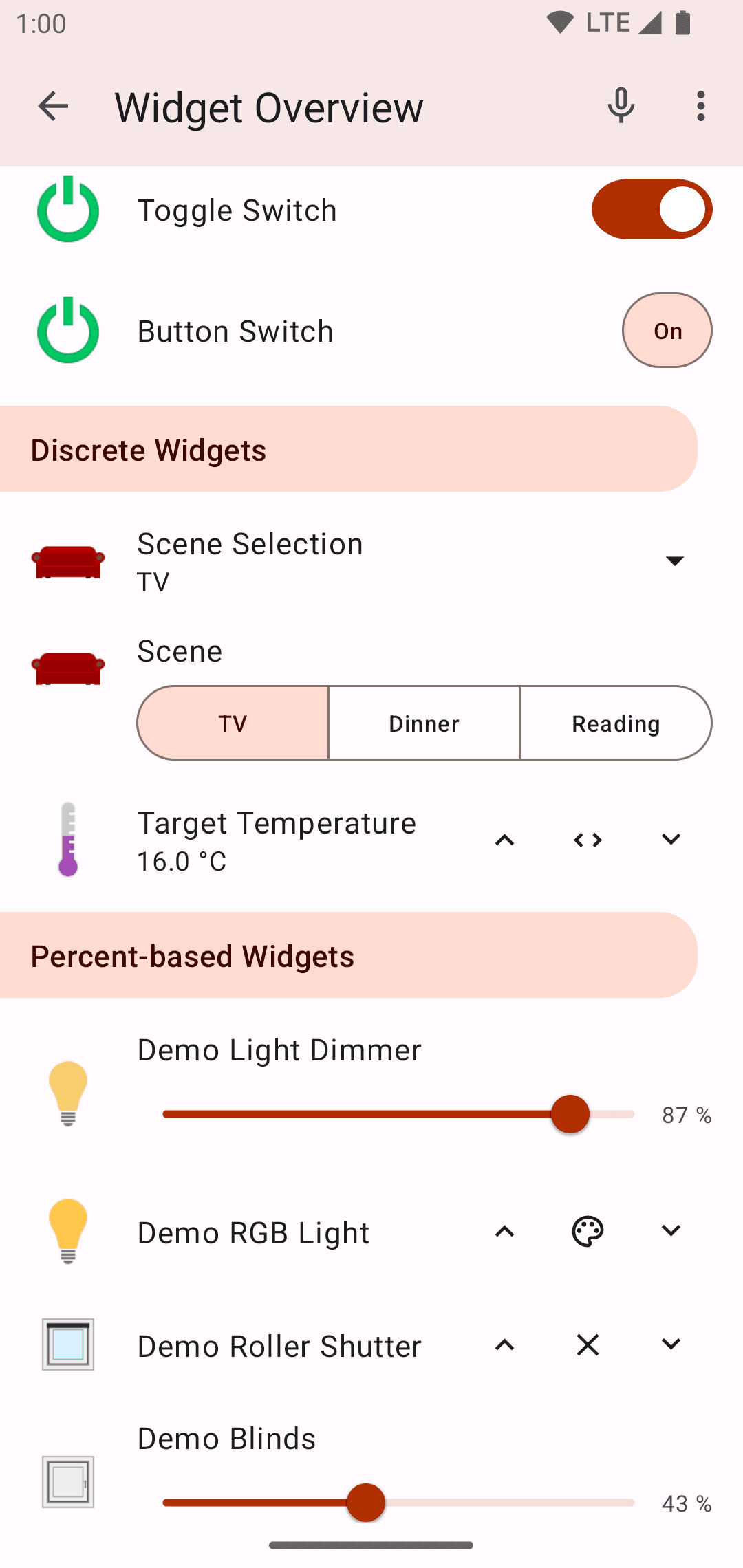 Скриншот 2 — openHAB Beta