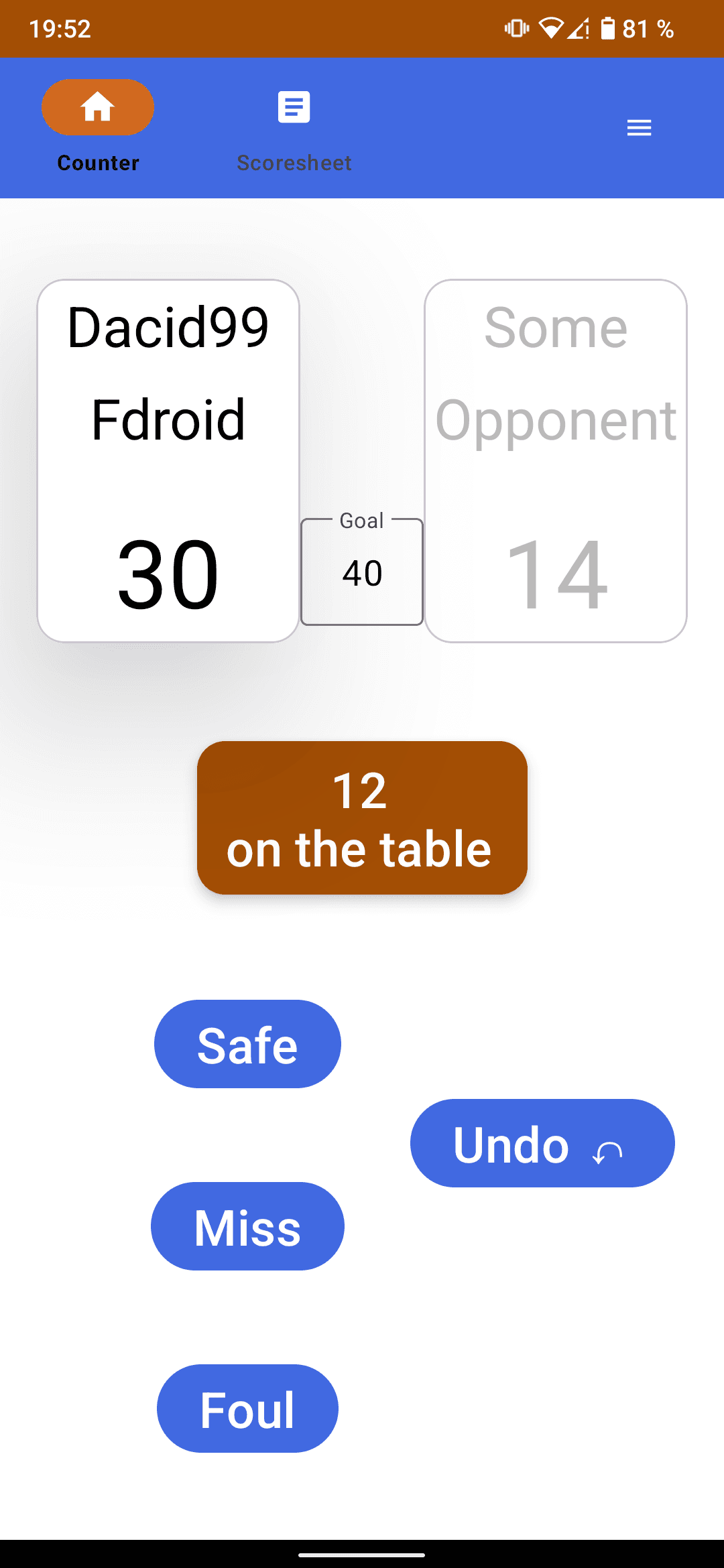 Скриншот 1 — PocketTRacker