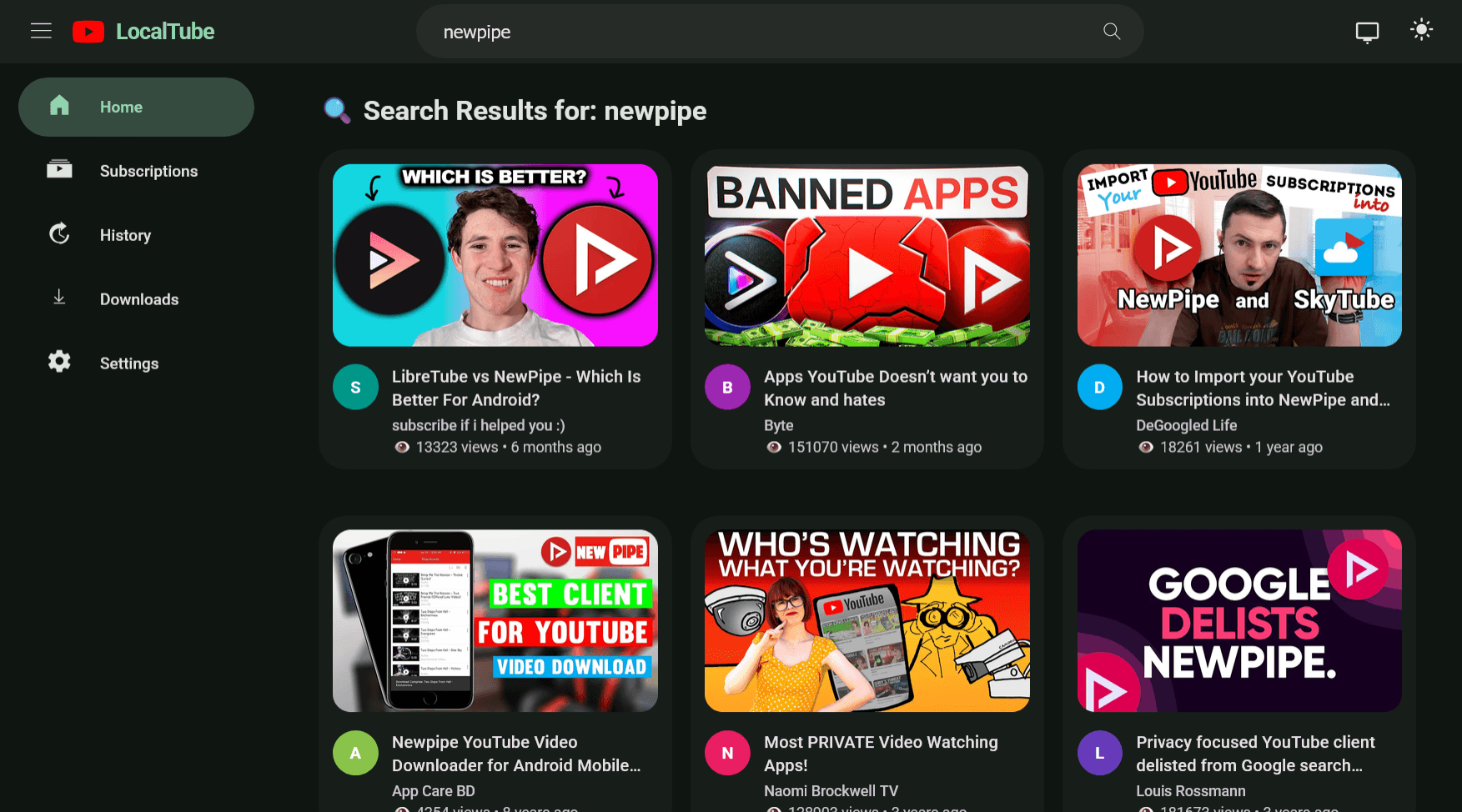 Скриншот 6 — LocalTube