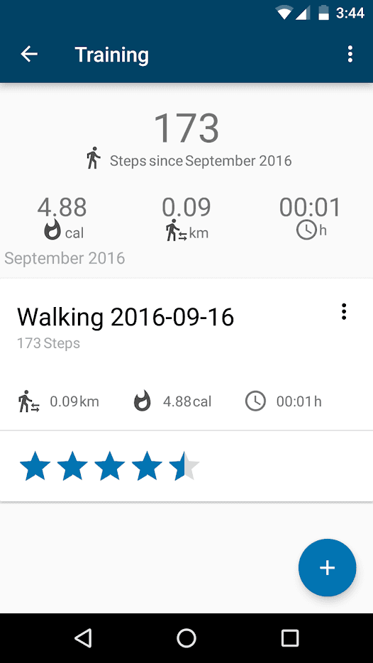 Скриншот 5 — Pedometer (PFA)