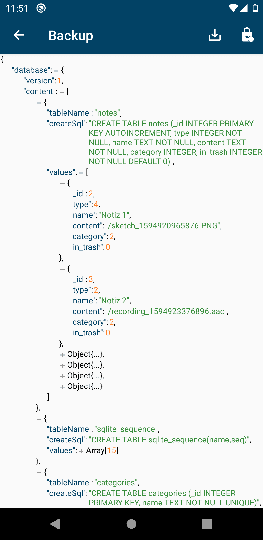 Скриншот 3 — Резервное копирование (PFA)