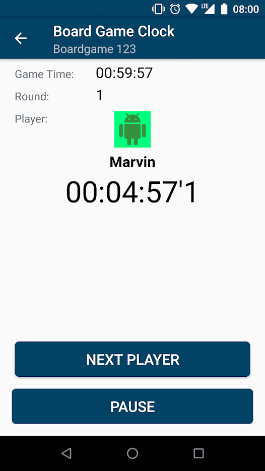 Скриншот 3 — Boardgame Clock (Privacy Friendly)