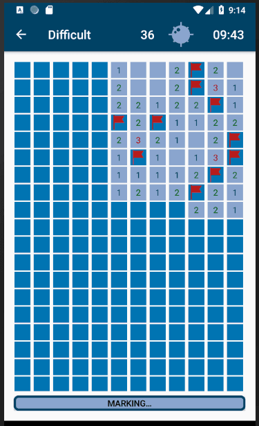Скриншот 1 — Minesweeper (Privacy Friendly)
