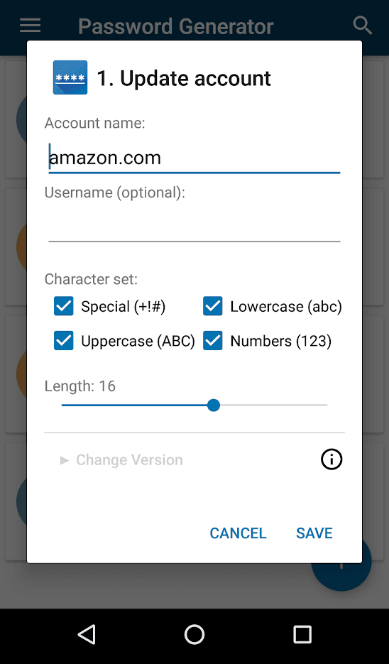 Скриншот 3 — Password Generator (PFA)