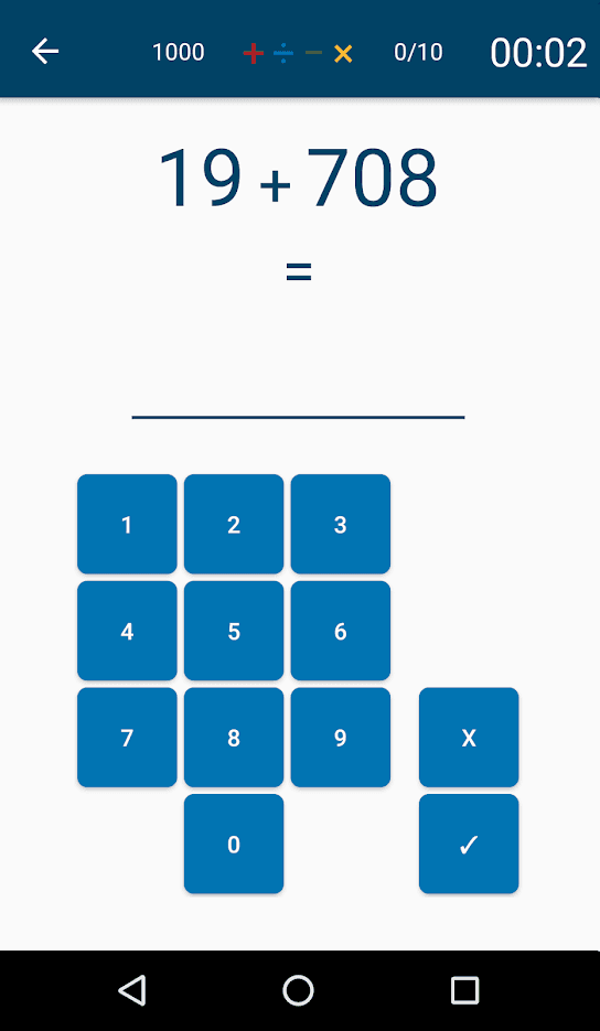 Скриншот 2 — Reckoning Skills (Privacy Friendly)