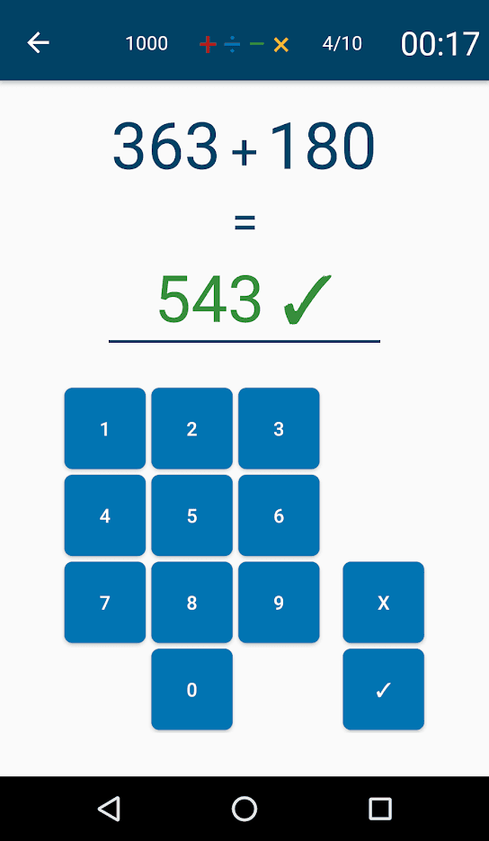 Скриншот 4 — Reckoning Skills (Privacy Friendly)