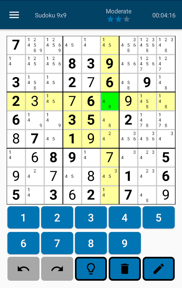 Скриншот 2 — Sudoku (Privacy Friendly)