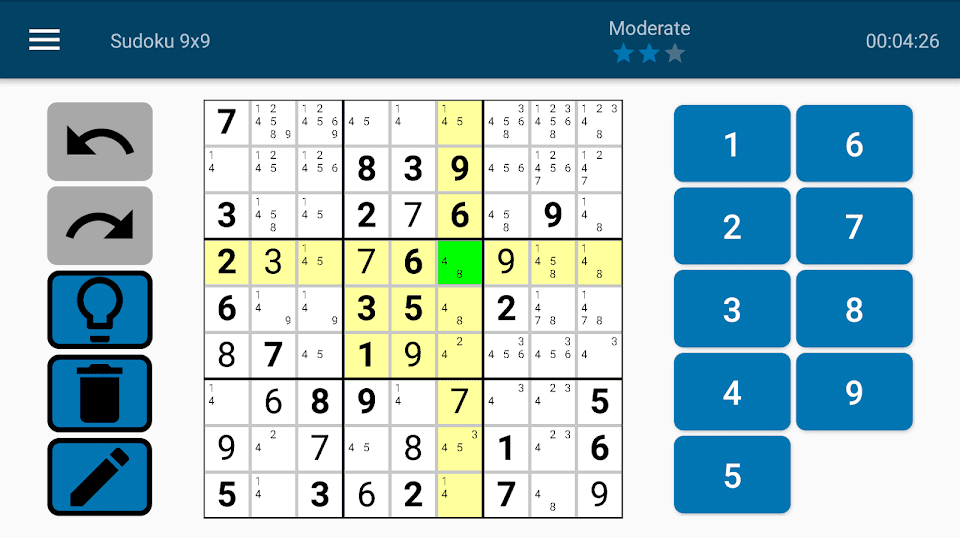 Скриншот 3 — Sudoku (Privacy Friendly)
