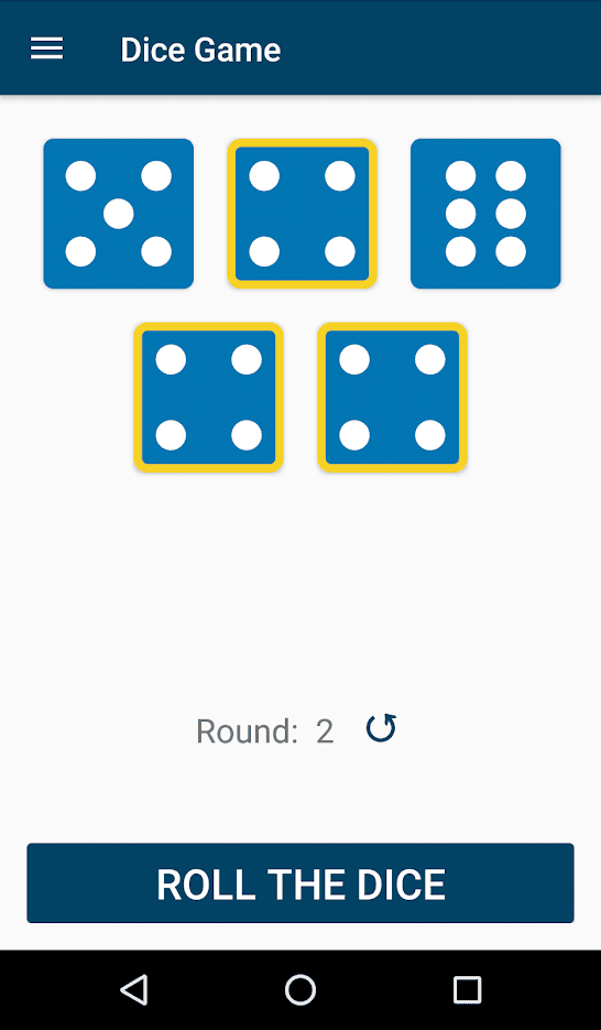 Скриншот 1 — Dice Game (Privacy Friendly)