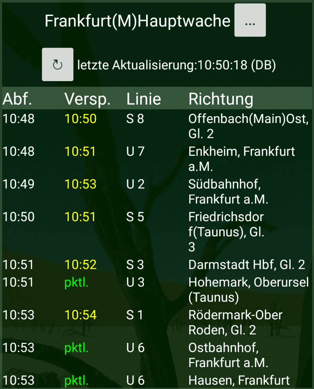 Скриншот 2 — Haltestellenanzeige (Display Monitor)