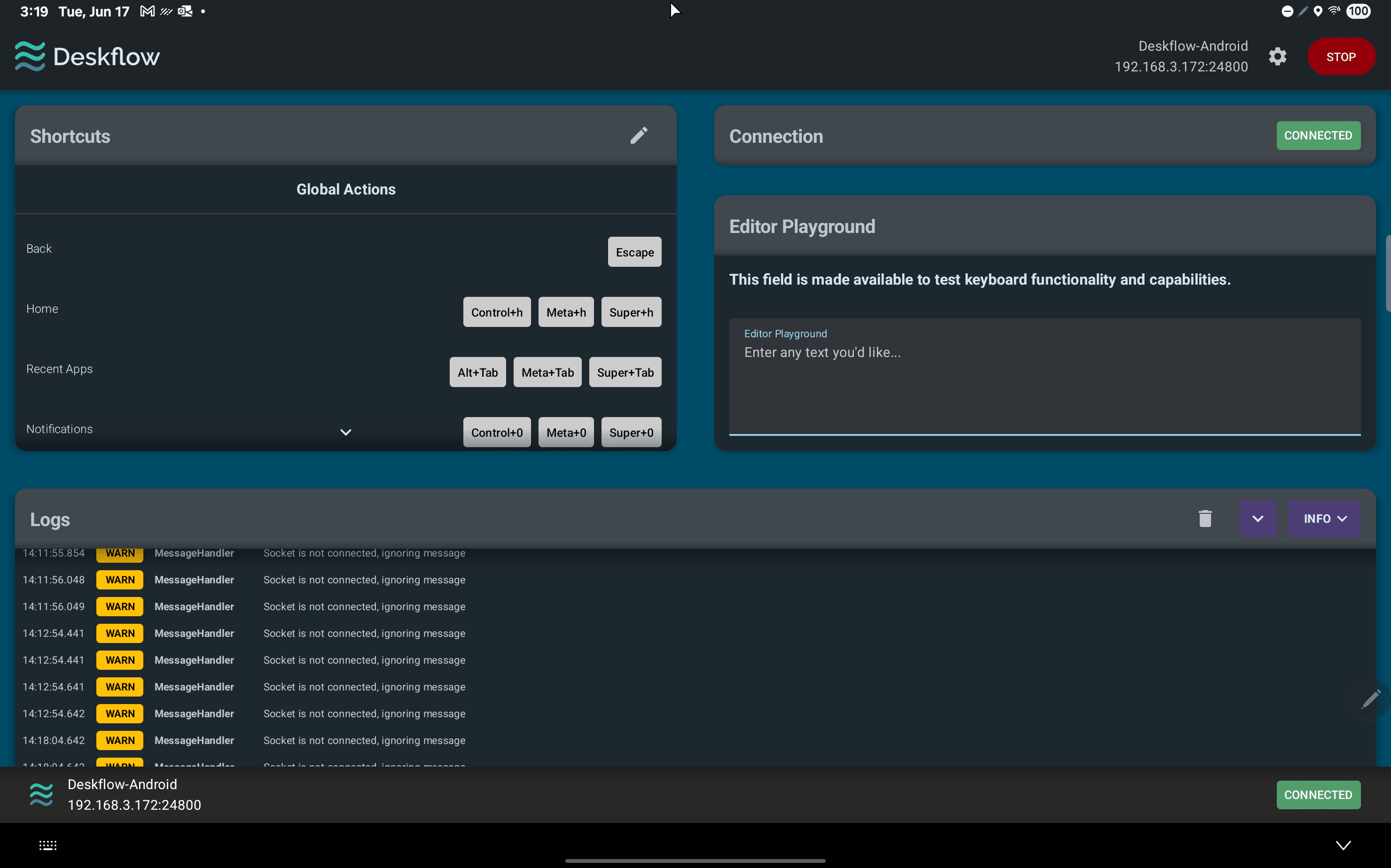 Скриншот 3 — Deskflow Android